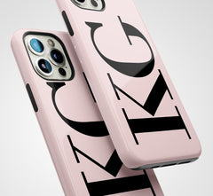 The Personalised Initials Case - Dusky Pink Edition