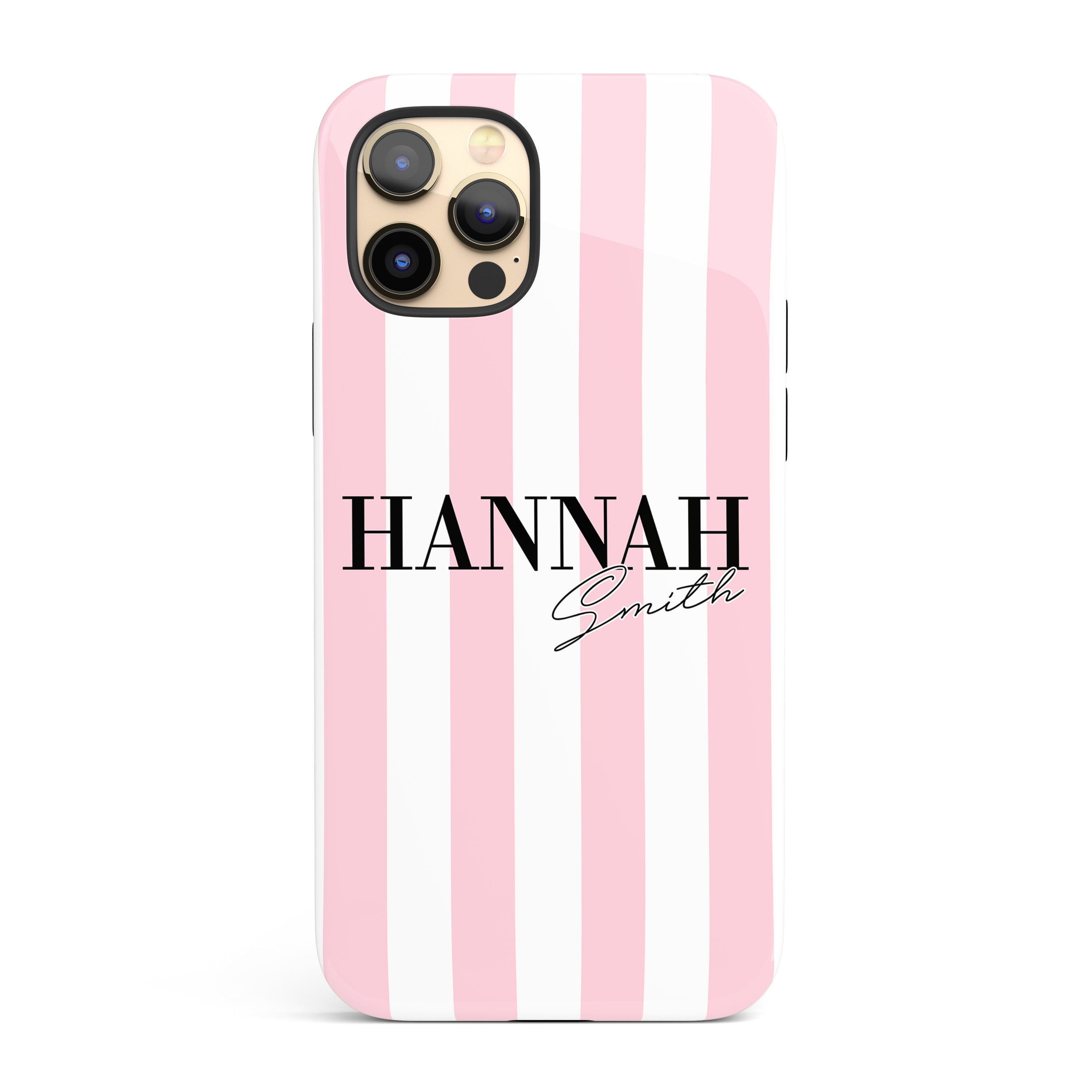 The Personalised Pink Stripes Case - Signature Edition NIEVUS The Personalised Pink Stripes Case - Signature Edition NIEVUS