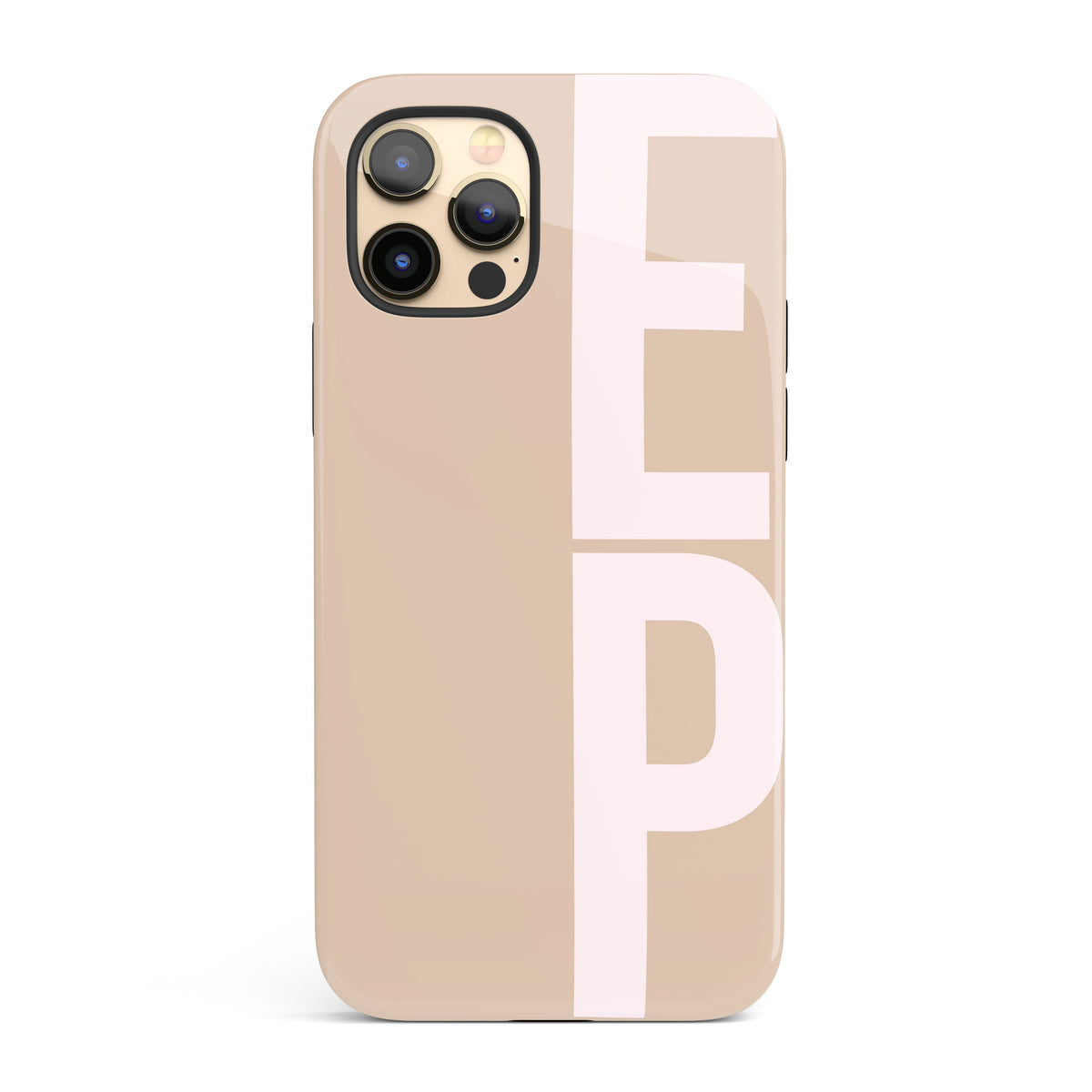 The Nude Side Initials Case