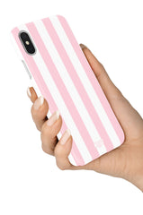 Pink & White Stripes Case