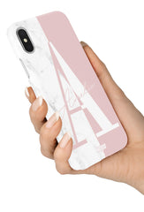 The Personalised Marble Case - Dusky Pink Edition