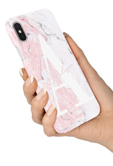 The Personalised Marble Case - Pink Split Edition