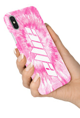 The Personalised Pink Tie Dye Case