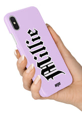 The Personalised Tattoo Case - Lilac Edition
