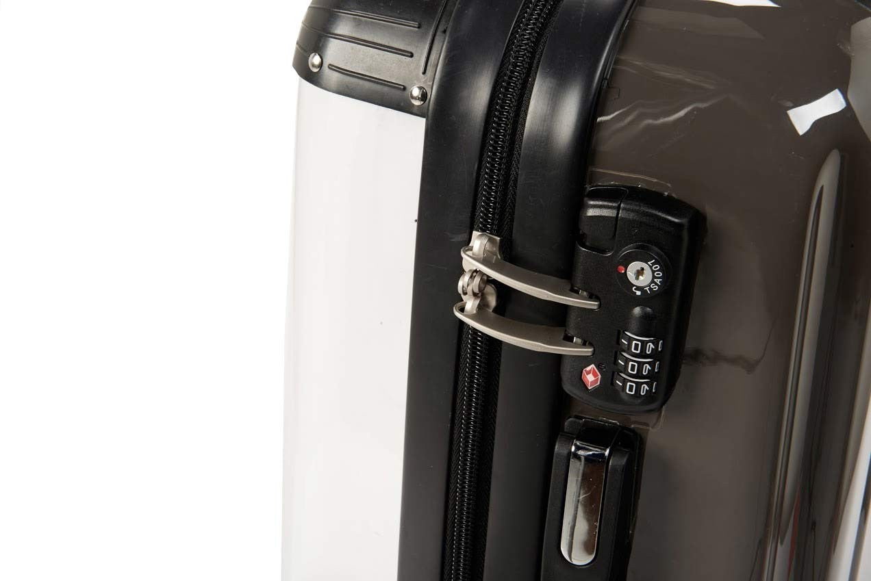 The Personalised Initials Suitcase - Black & White Edition