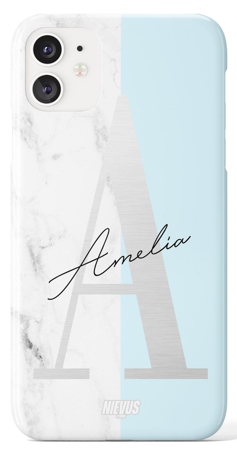 The Personalised Chrome Case - Blue Edition