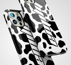 The Personalised Cow Print Case
