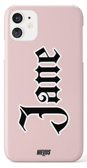 The Personalised Tattoo Case - Dusky Pink Edition