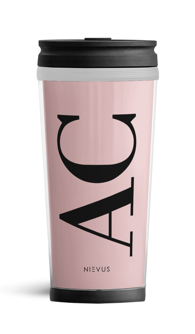 Personalised Travel Mug - Dusky Pink Edition