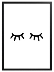 Eyelashes Print