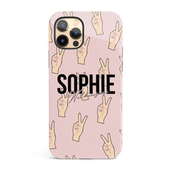 The Personalised Girl Power Case - Dusky Pink Edition