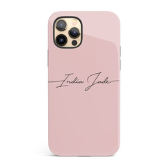 The Personalised Handwritten Case - Dusky Pink Edition