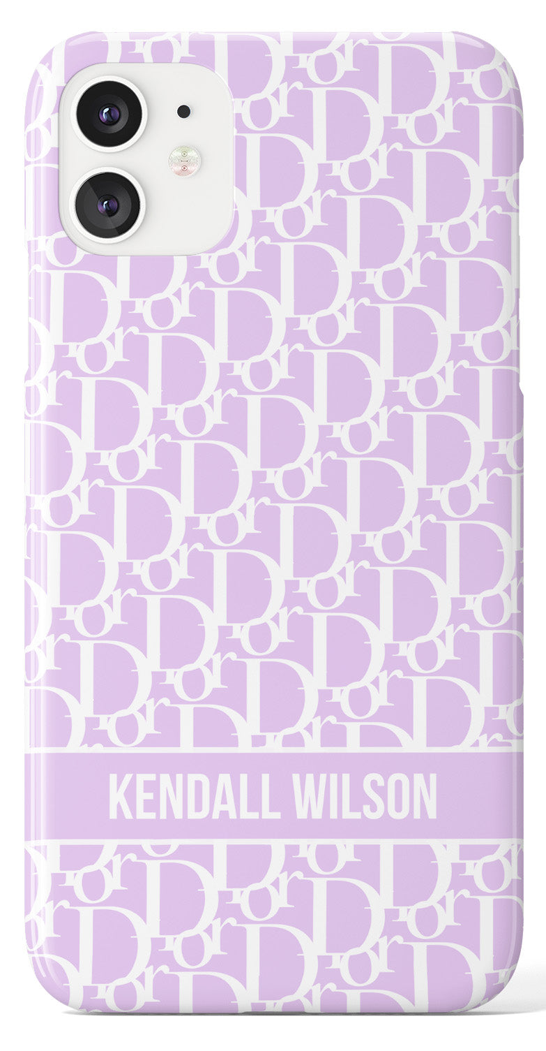 The Personalised Luxe Case - Lilac Edition
