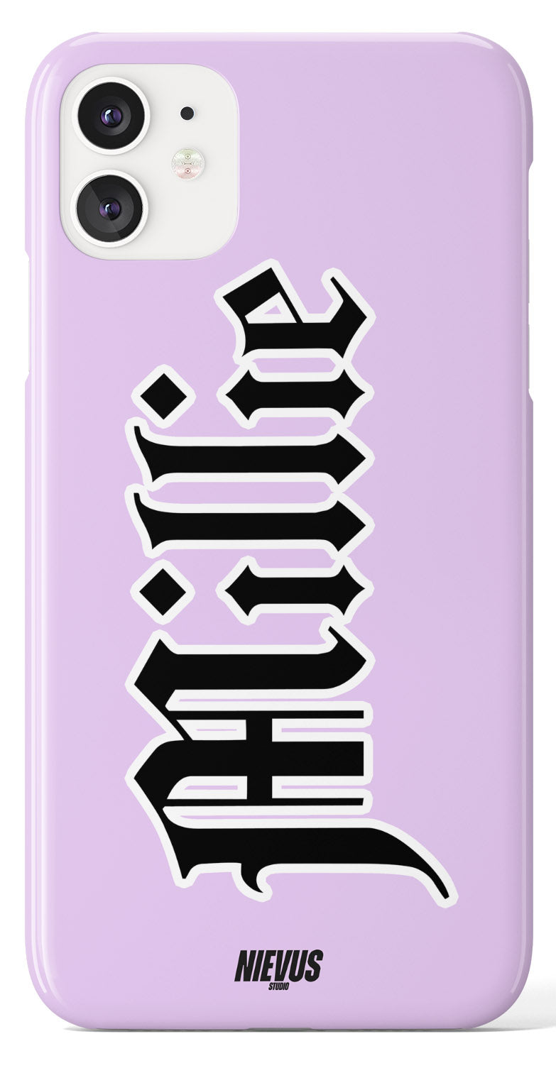 The Personalised Tattoo Case - Lilac Edition