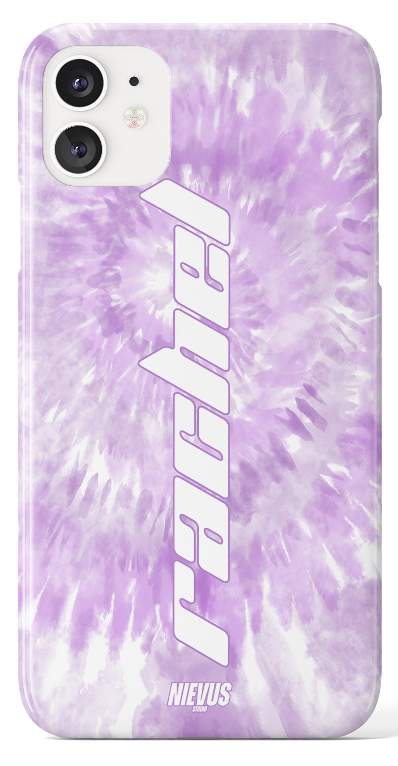 The Personalised Lilac Tie Dye Case