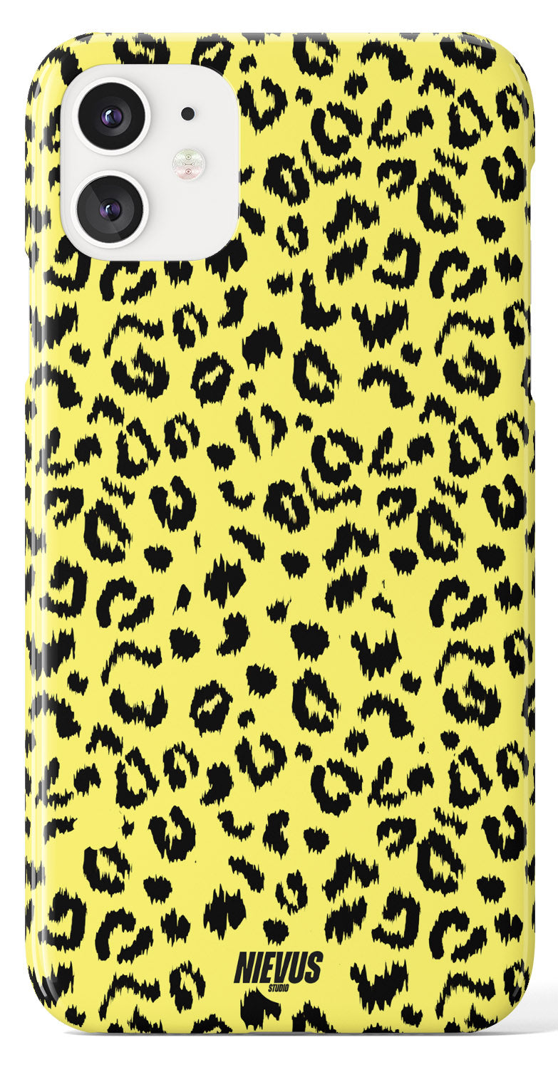 Lemon Leopard Print Case