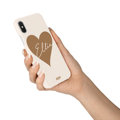 The Personalised Nude Heart Case