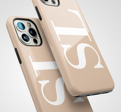 The Personalised Initials Case - Nude Edition