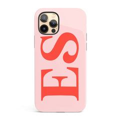The Personalised Initials Case - Red Edition