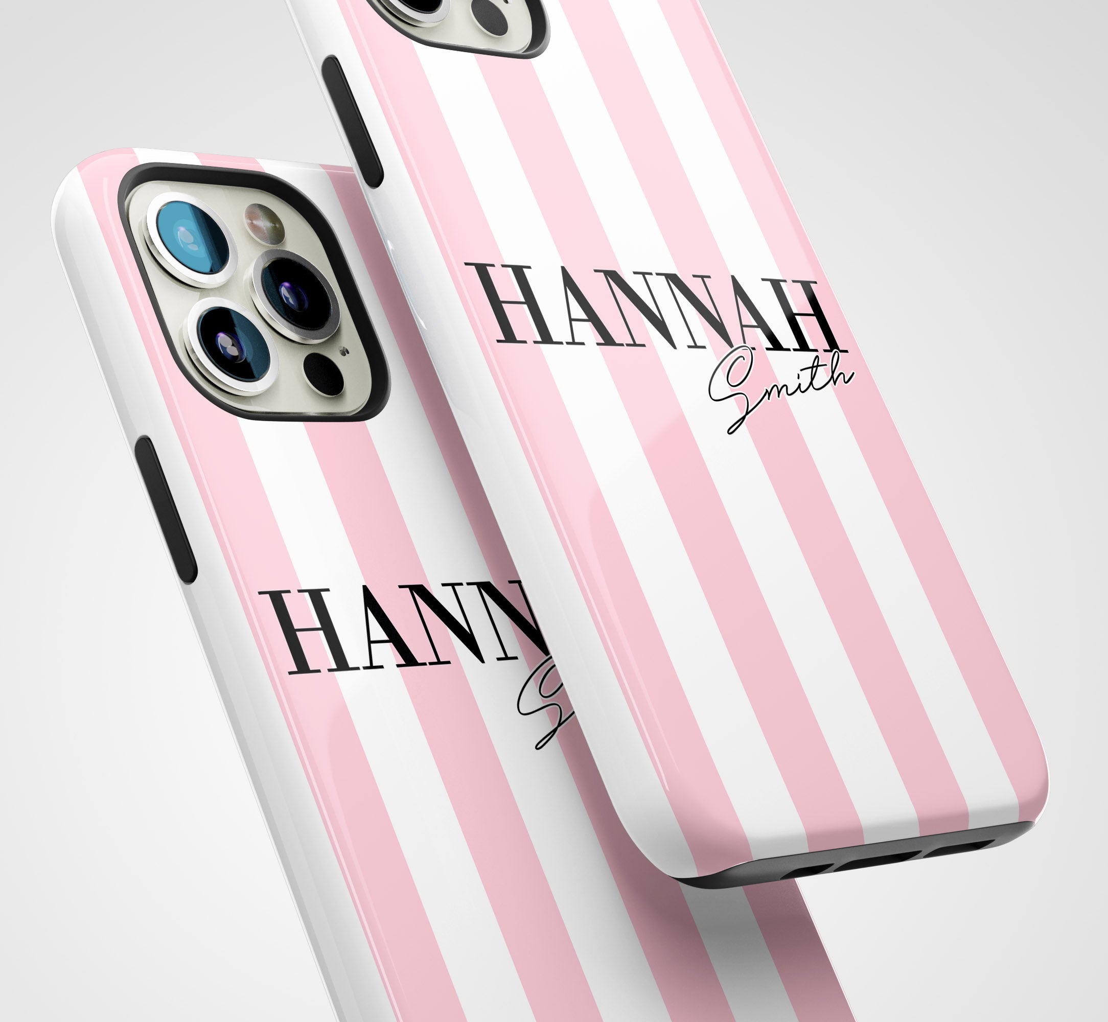 The Personalised Pink Stripes Case - Signature Edition NIEVUS The Personalised Pink Stripes Case - Signature Edition NIEVUS