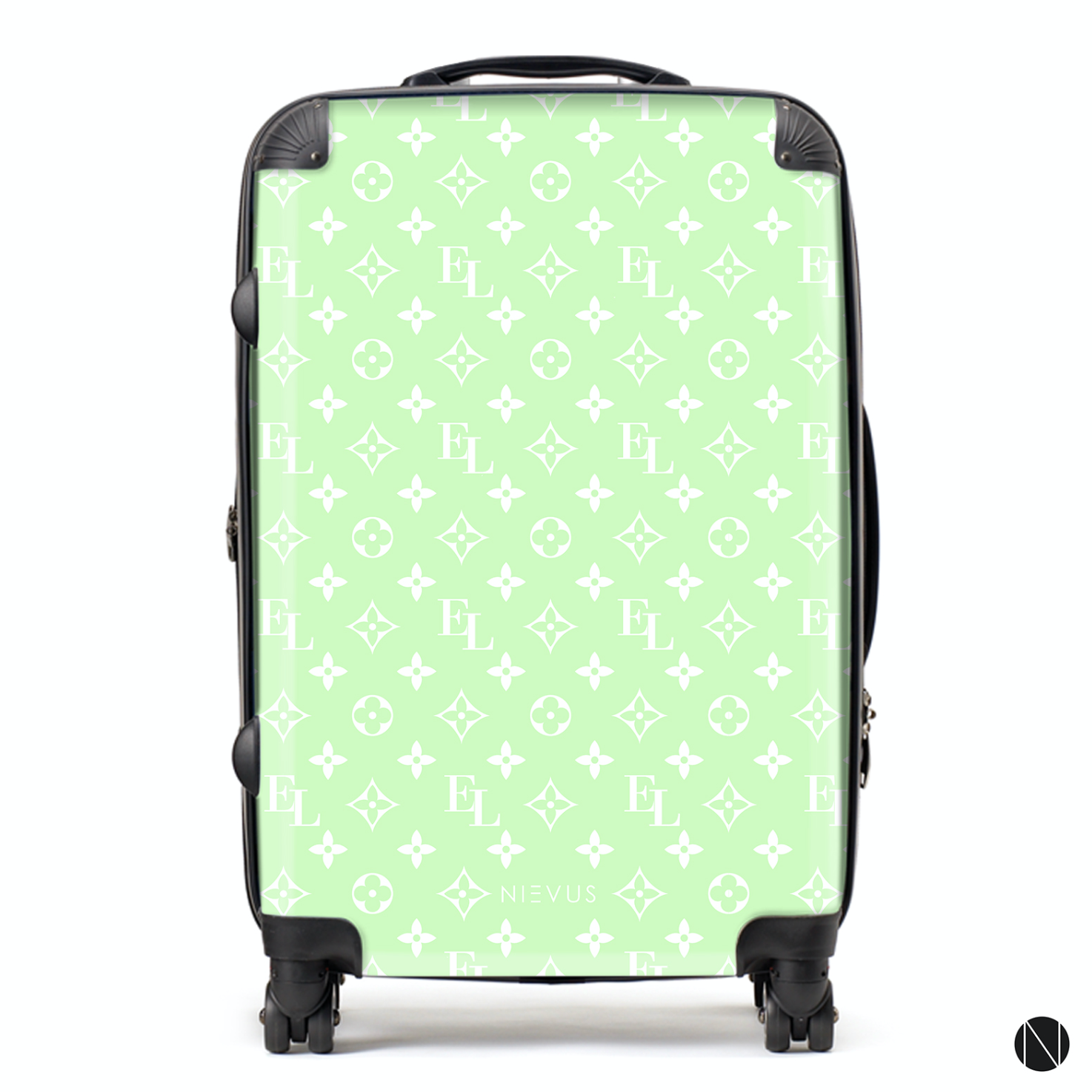 The Personalised Monogram Suitcase - Mint Edition
