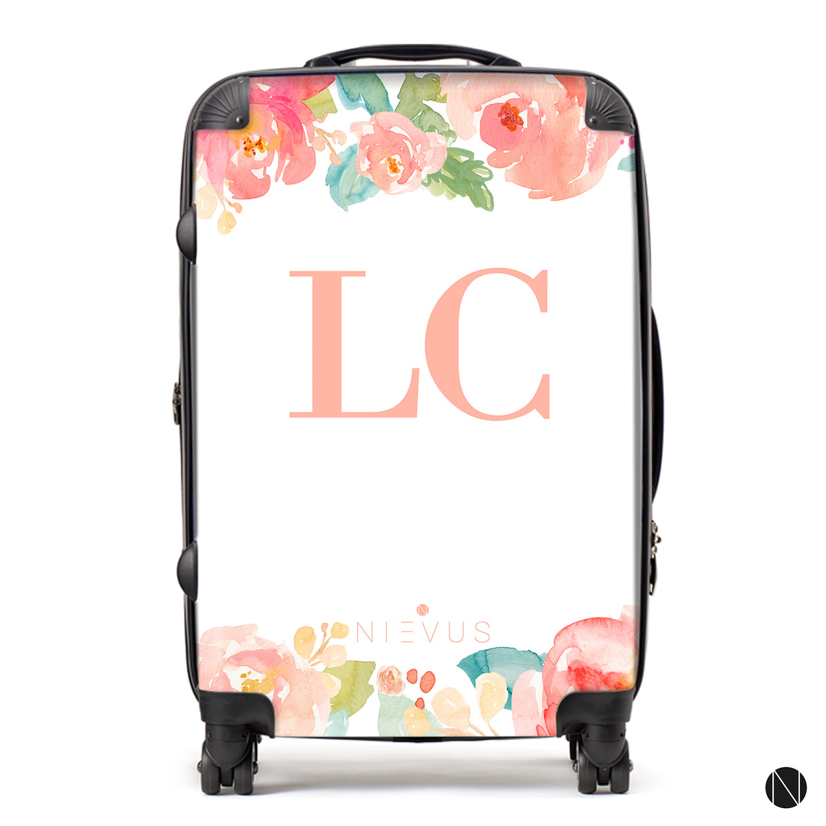 The Personalised Floral Suitcase