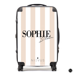 The Personalised Signature Suitcase - Nude Edition
