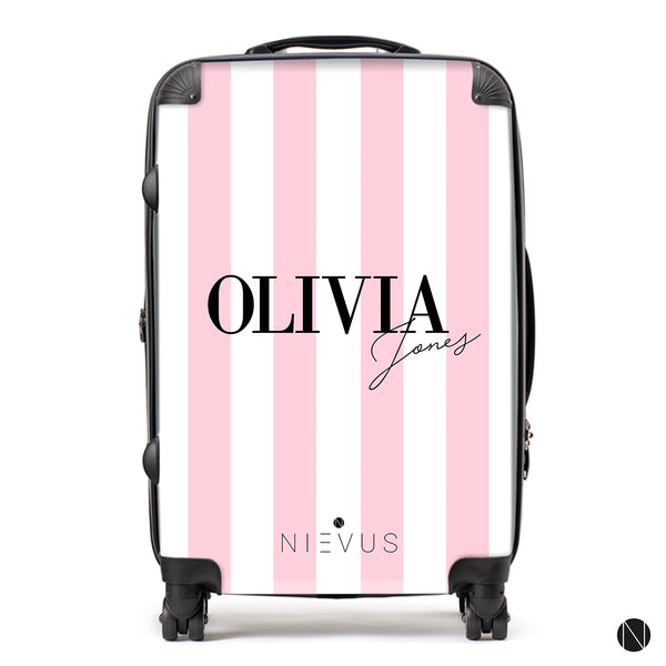 The Personalised Signature Suitcase Pink Edition NIEVUS