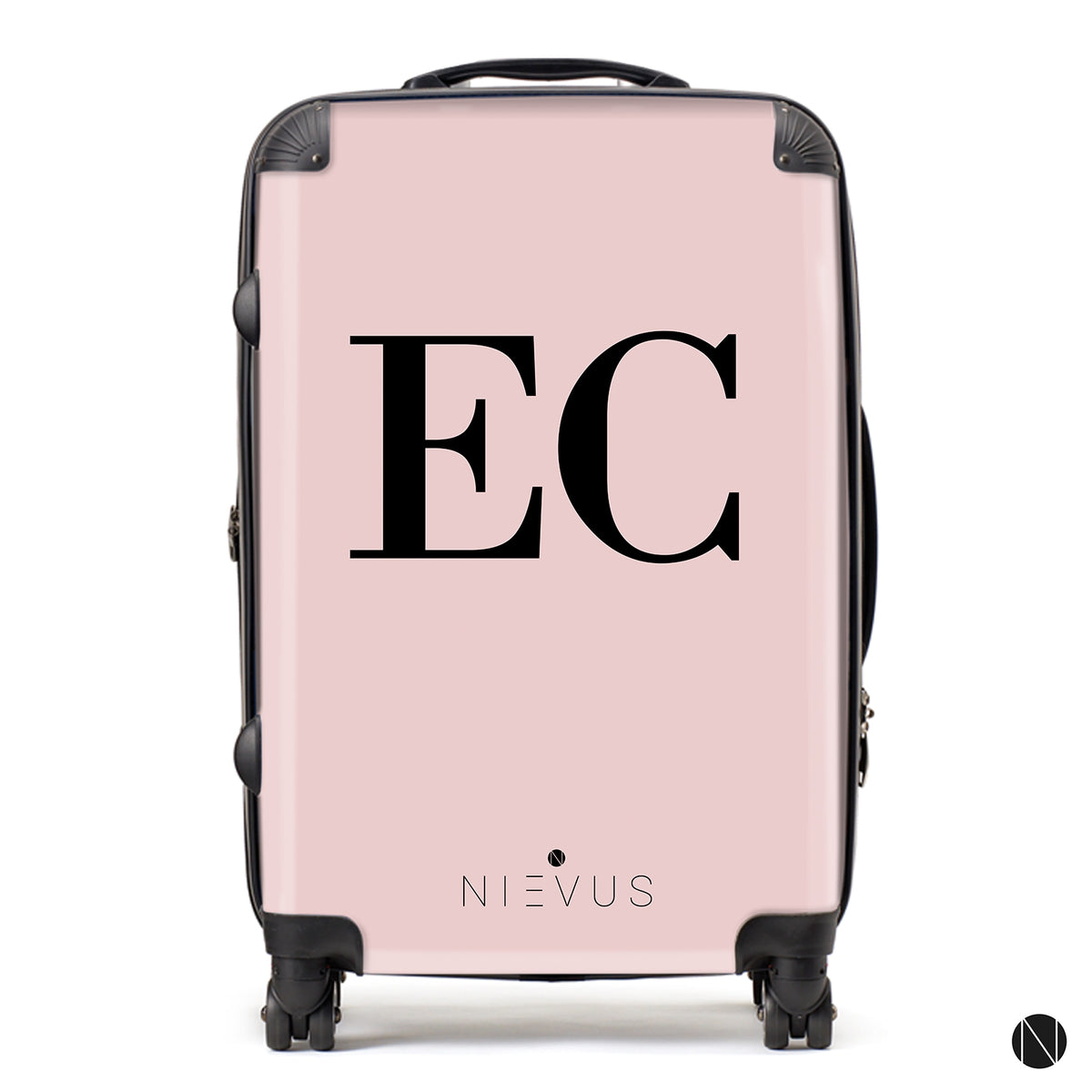The Personalised Initials Suitcase - Dusky Pink Edition