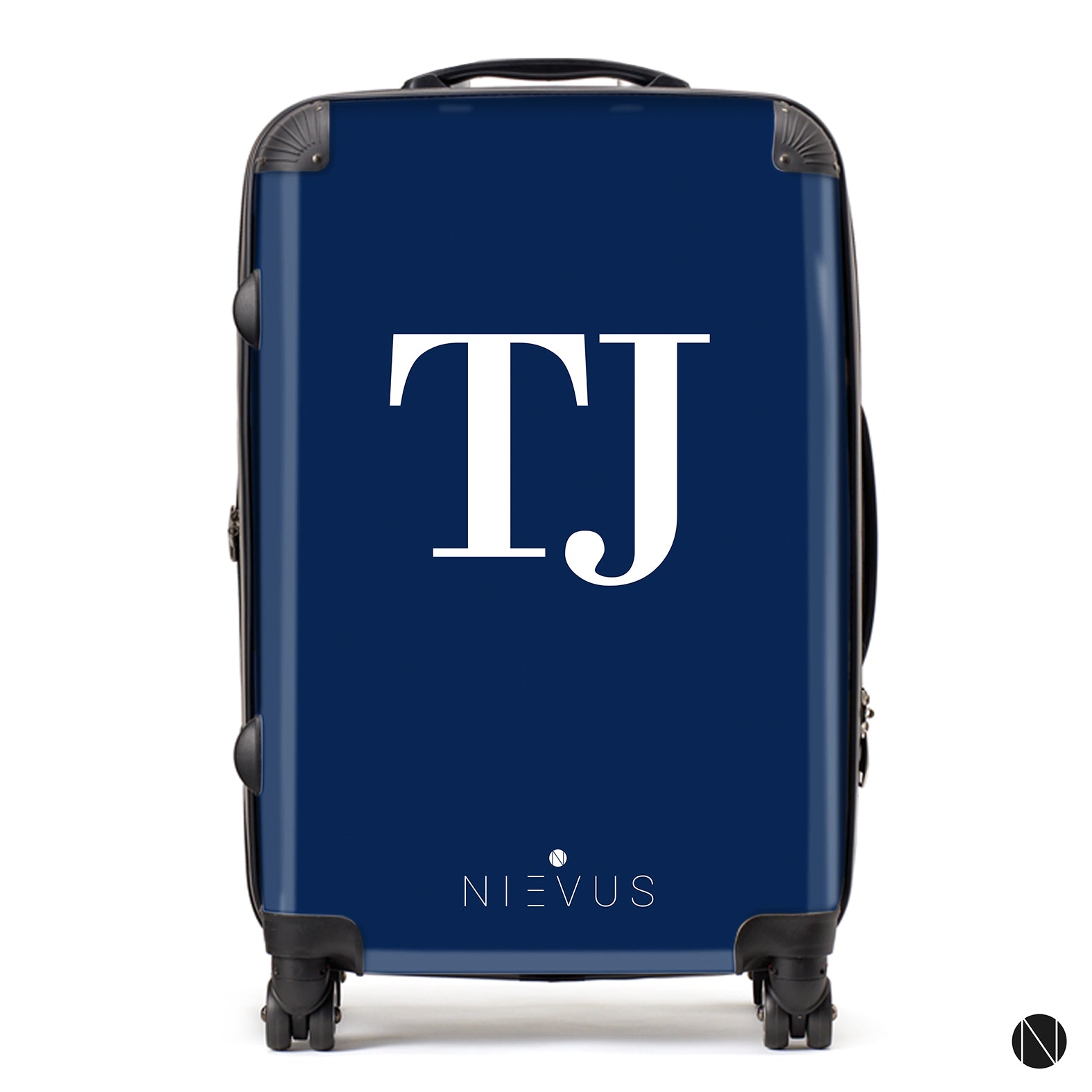 The Personalised Initials Suitcase - Navy Edition