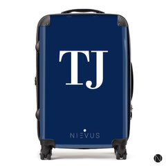 The Personalised Initials Suitcase - Navy Edition