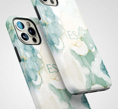 The Personalised Watercolour Marble Case