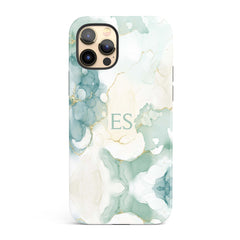 The Personalised Watercolour Marble Case