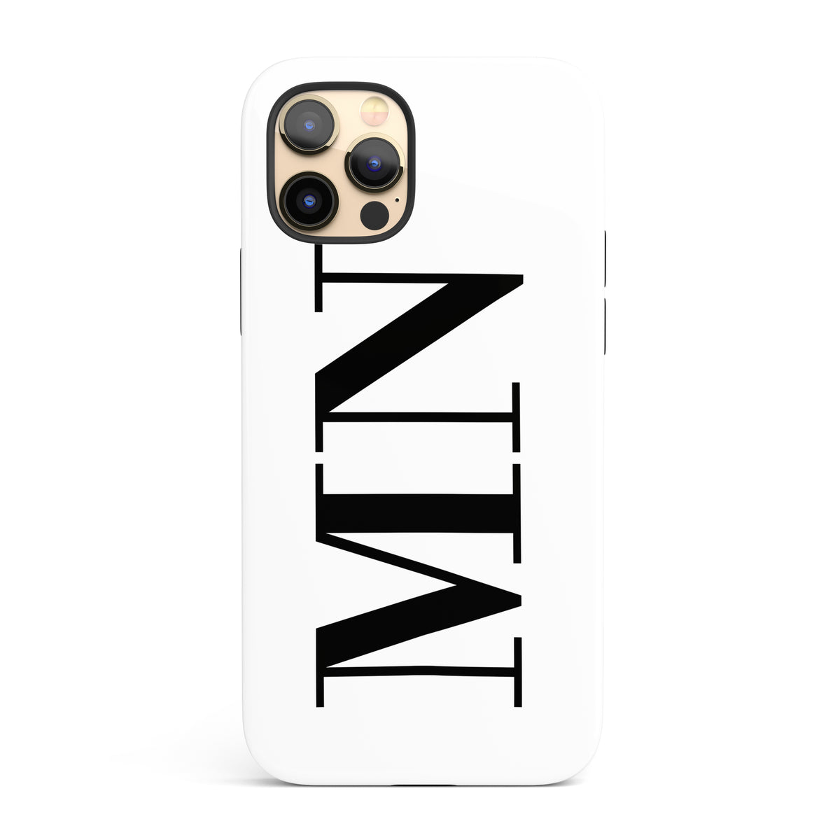 The Personalised Initials Case - Black & White Edition